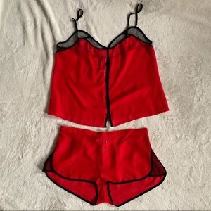 NWT Adore Me Red Pajama Set